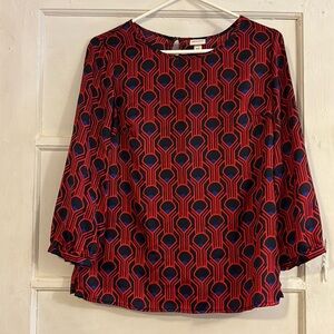 Silky Merona Women’s Printed Work Shirt